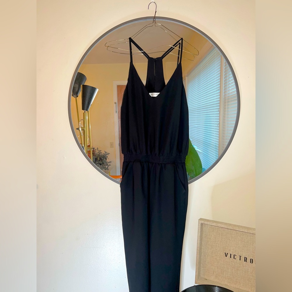 Amanda Uprichard Black Jumpsuit